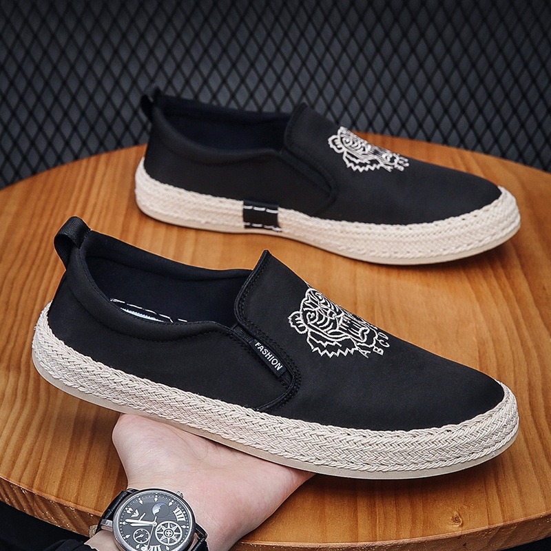 Men Shoes Designer - Schwarze atmungsaktive Schuhe für Herren, Luxus-Loafer,