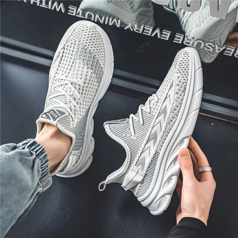 Men Shoes Type - Playform Schnür-Basketball-Sneaker 47 Gewebte Sapatilla Herren