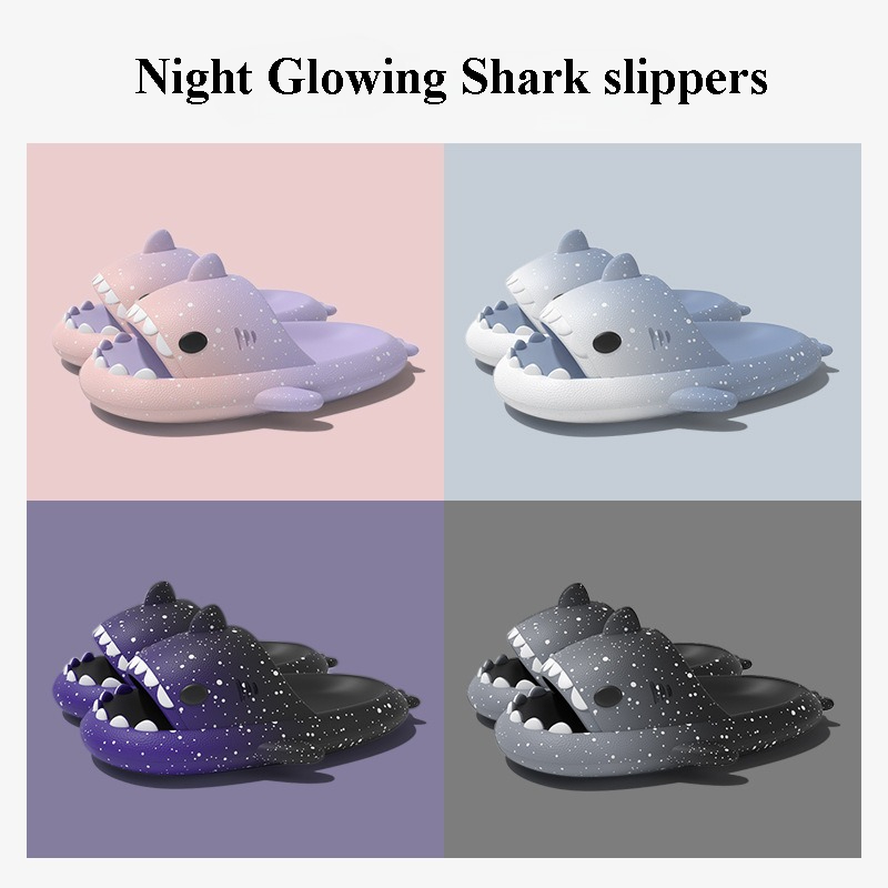 Men Shoes Size To Women - Nette Cartoon Shark Hausschuhe Für Frauen