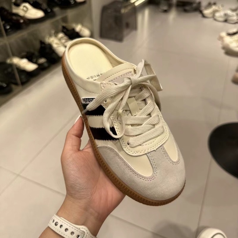 Casual Sneaker Low - Frauen Maultiere Schuhe Sport Runde Kappe