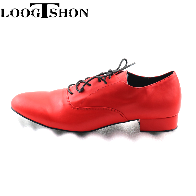 Men Shoes Red Bottom - LOOGTSHON ROT Männer roten leder ballroom