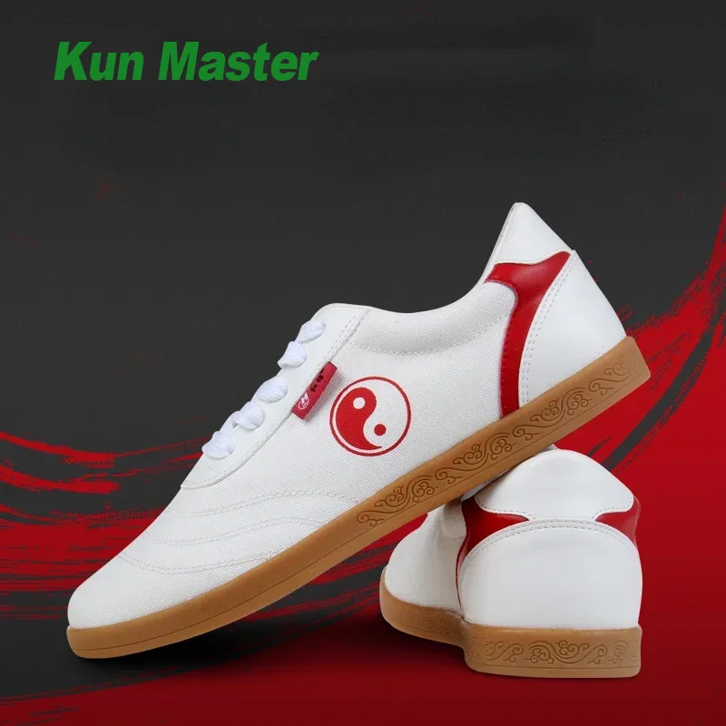 Men Shoes Red Bottom - Rote Taiji-Schuhe aus Baumwolle für den
