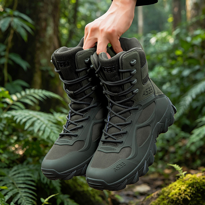 Men'S Shoes Dq - Herren Taktische Stiefel Casual Ultraleichte Trainings-Sicherheits-Arbeitsstiefel