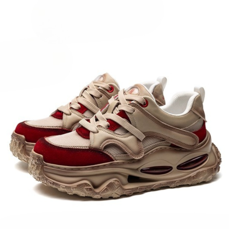 Men Shoes Red Bottom - Europäische lässige Turnschuhe, rote Papa-Schuhe für