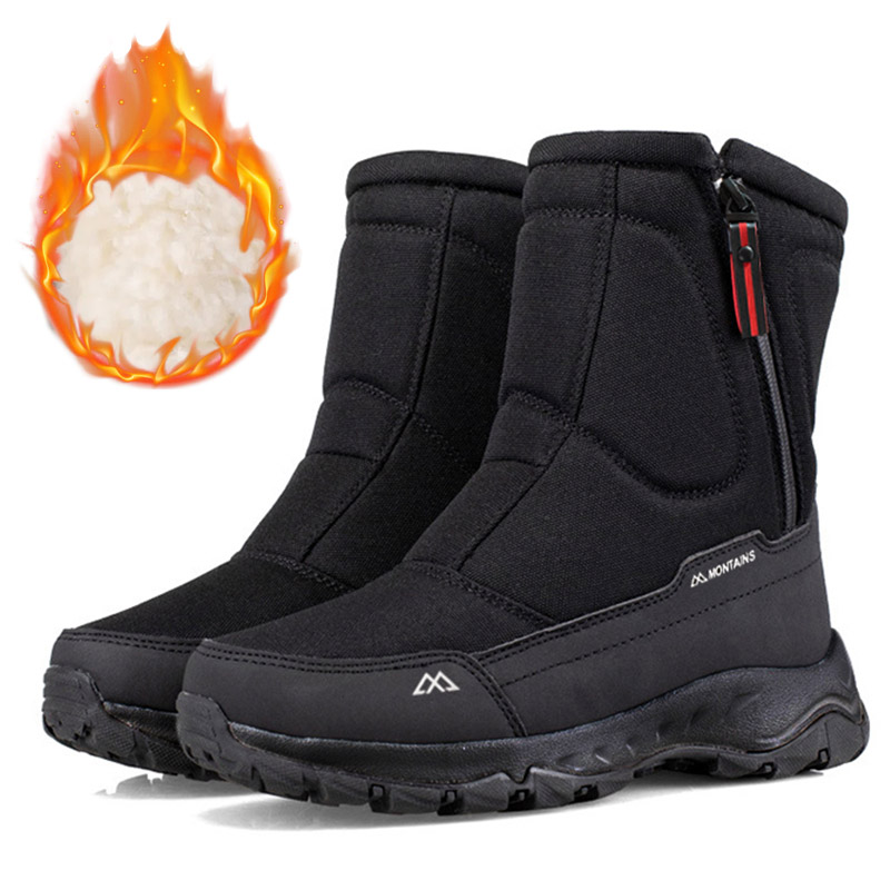 Winter Boot Insulated - Herren-Winterstiefel, wasserdicht, isoliert, warm, innen, bequem,