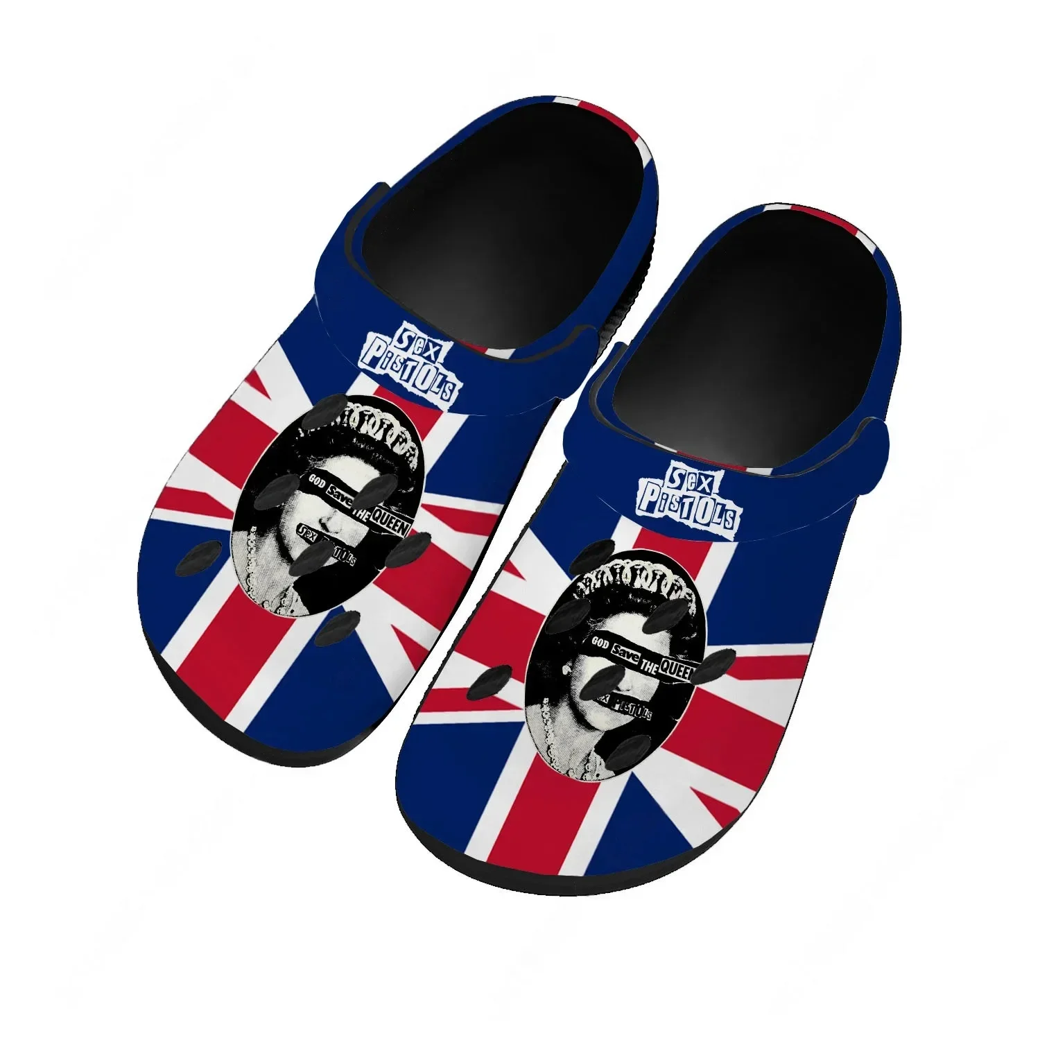 Men'S Shoes Quality - Sex Pistols Home Custom Sandalen für
