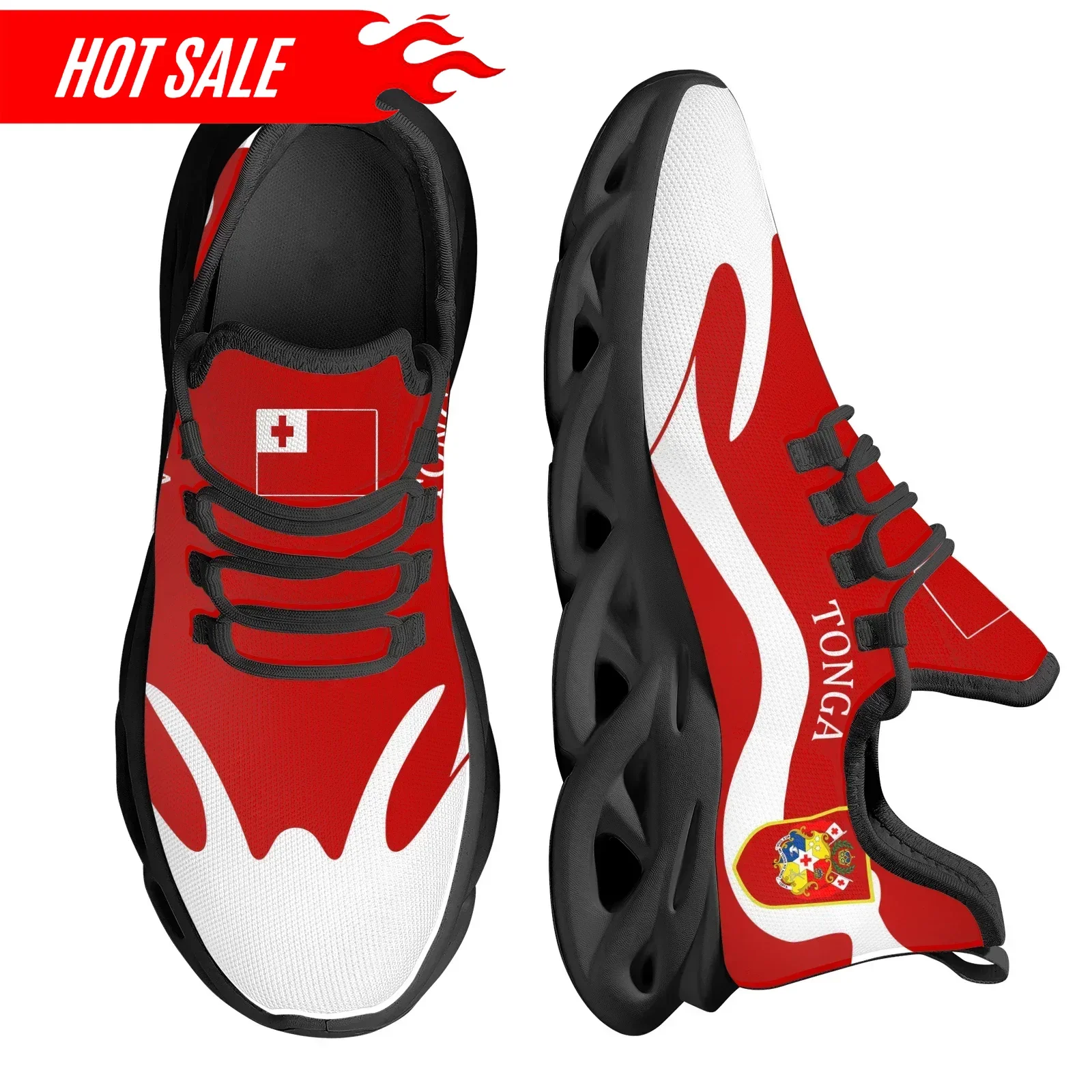 Rote Trendige Tonga-Nationalfl – Men Shoes Red Bottom Bewertung und Preis