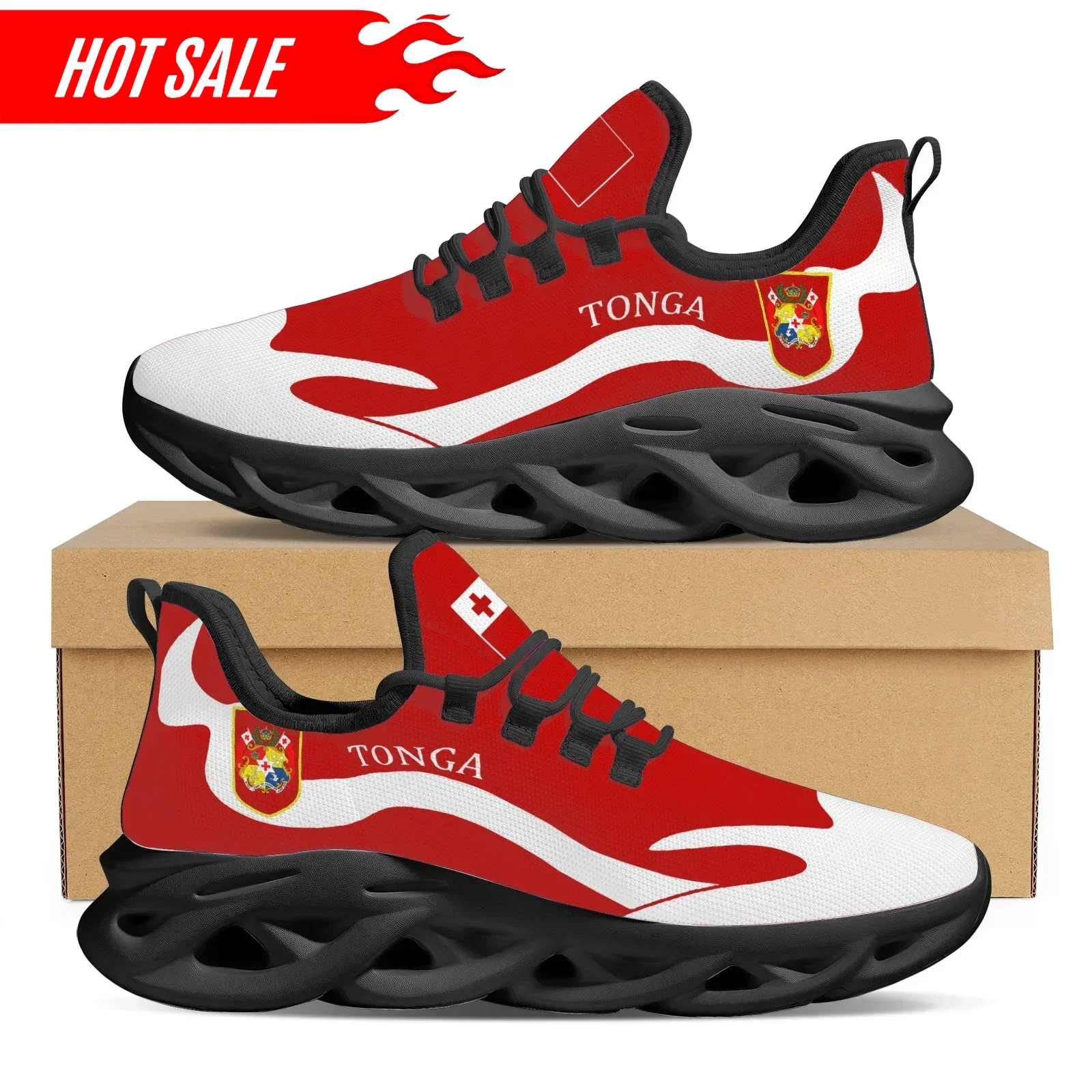 Rote Trendige Tonga-Nationalfl – Men Shoes Red Bottom Bewertung und Preis
