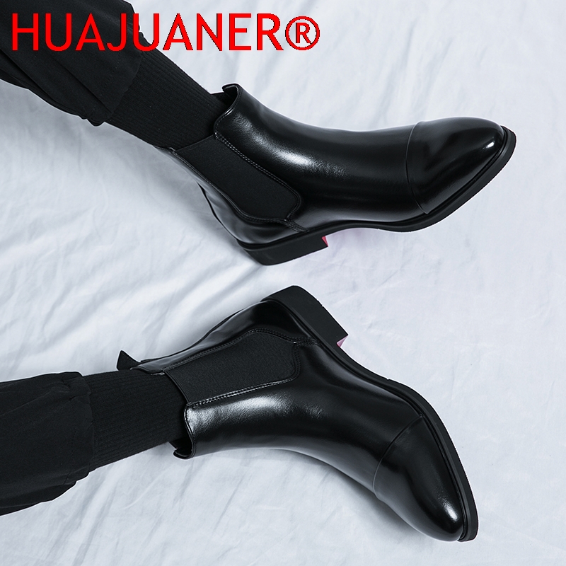 Britischer Stil, schwarze Chel – Men Shoes Red Bottom Bewertung und Preis