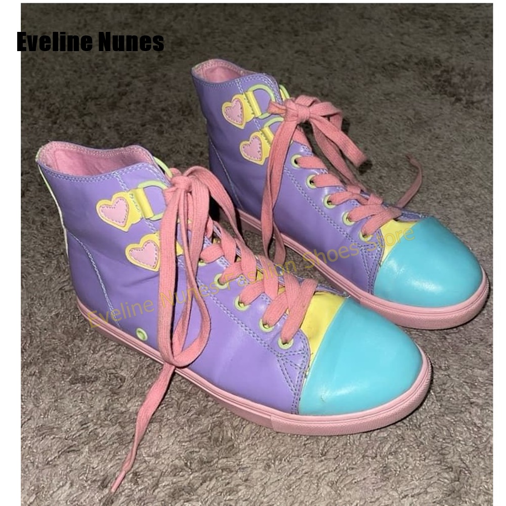Y2K Mädchen Süße High-Top Snea – Casual Sneaker Low Bewertung und Preis