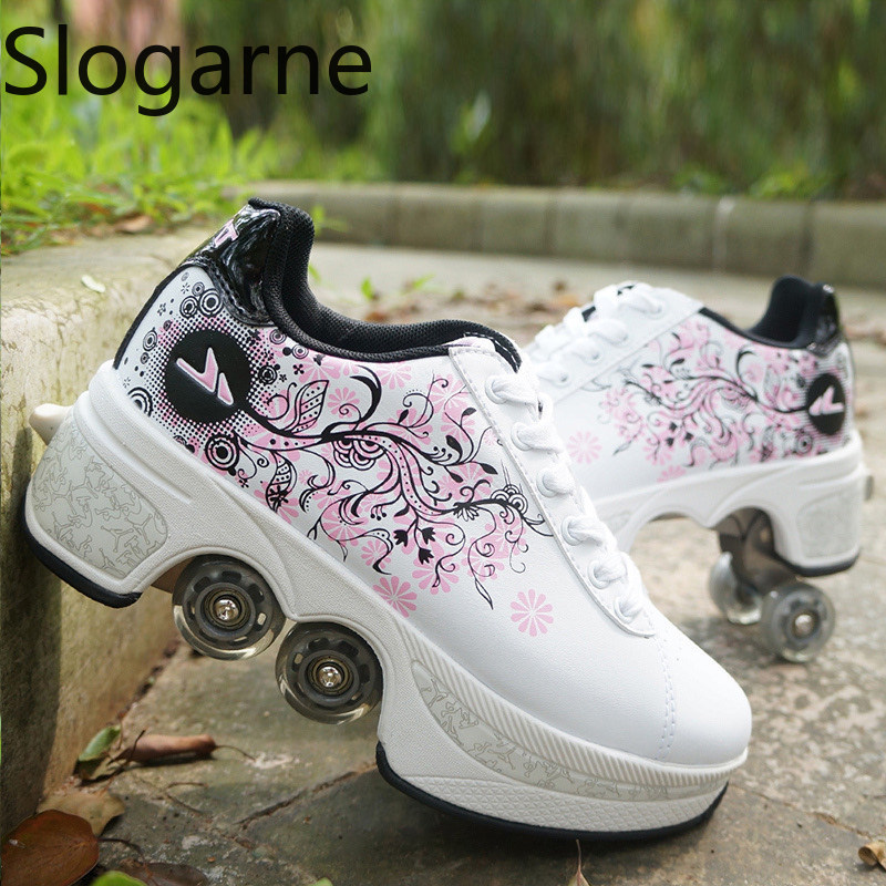 Frauen 4-Räder Verformung Roll – Men Shoes Size To Women Bewertung und Preis