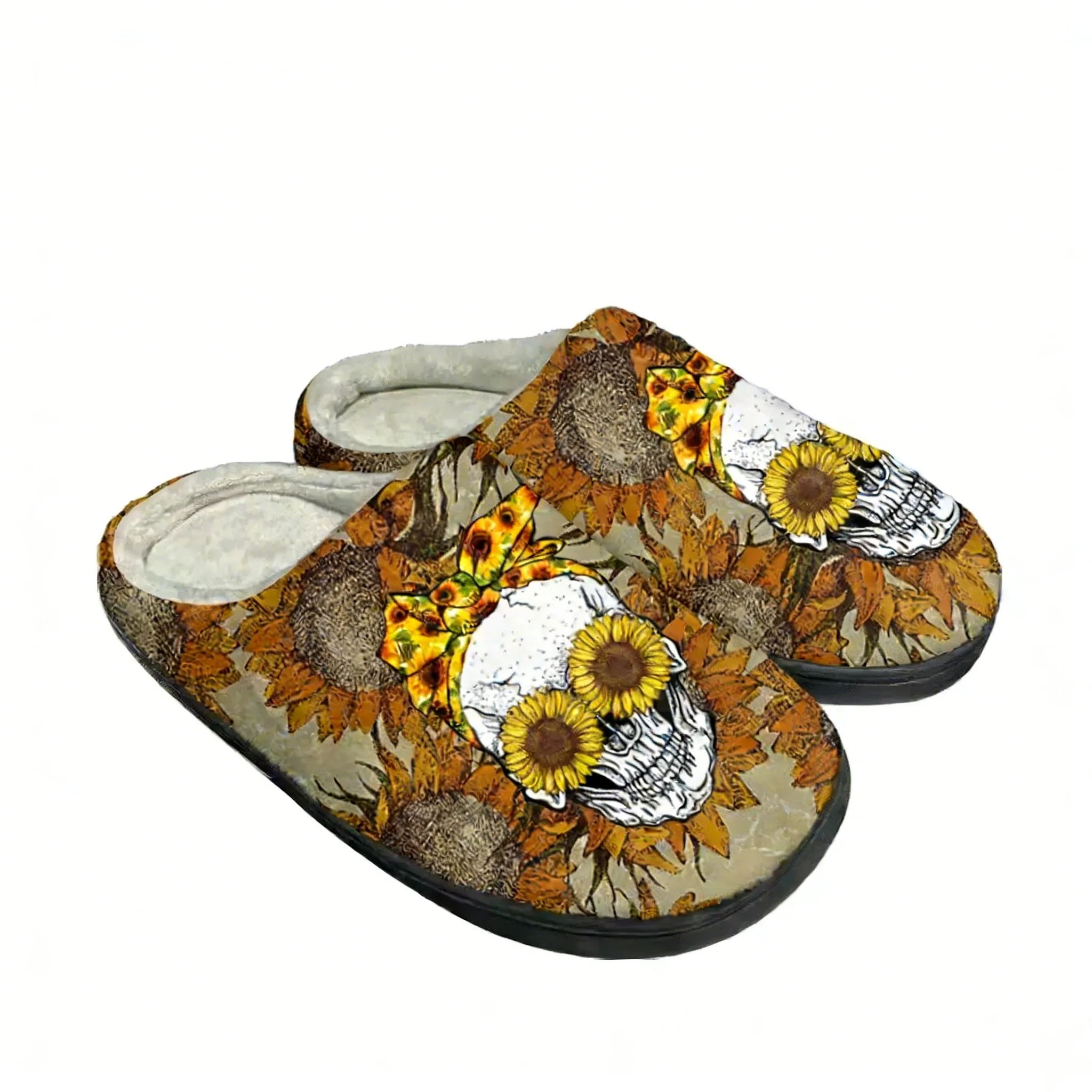 Sonnenblumen-Schädel Hausschuh – Men Shoes Designer Bewertung und Preis