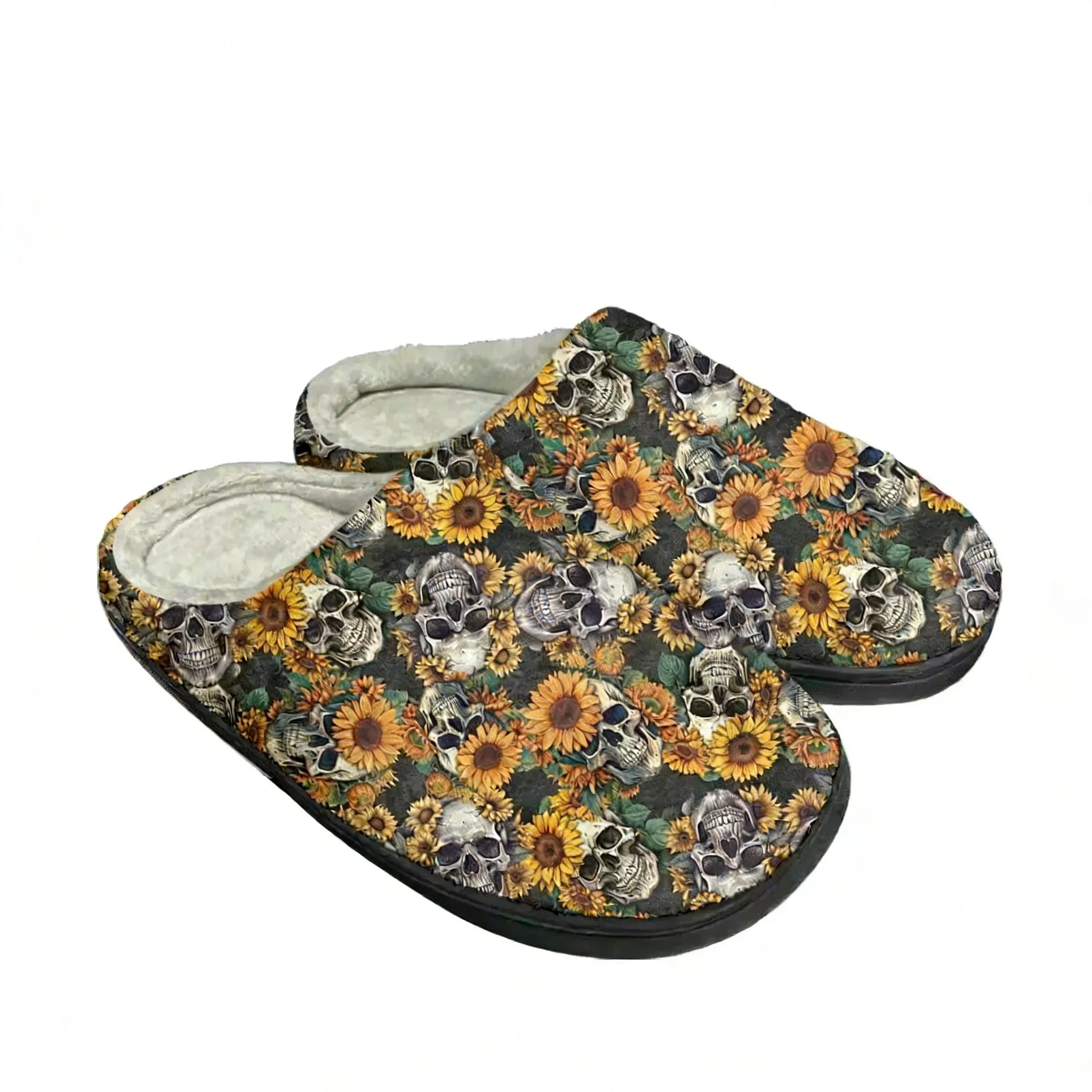 Sonnenblumen-Schädel Hausschuh – Men Shoes Designer Bewertung und Preis