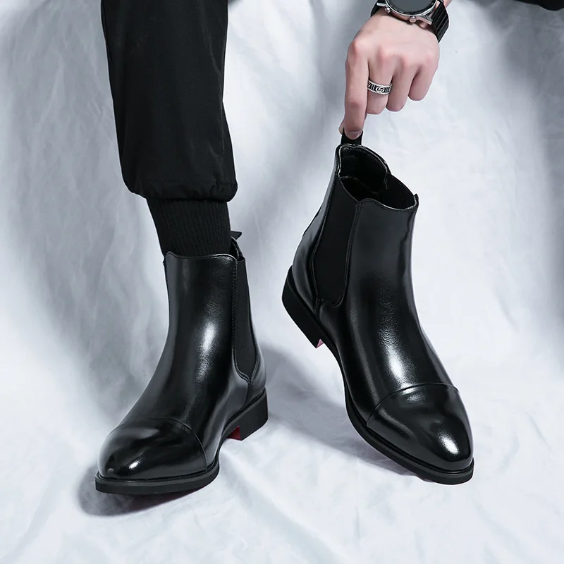 Herrenstiefel, Business-Stiefe – Men Shoes Red Bottom Bewertung und Preis