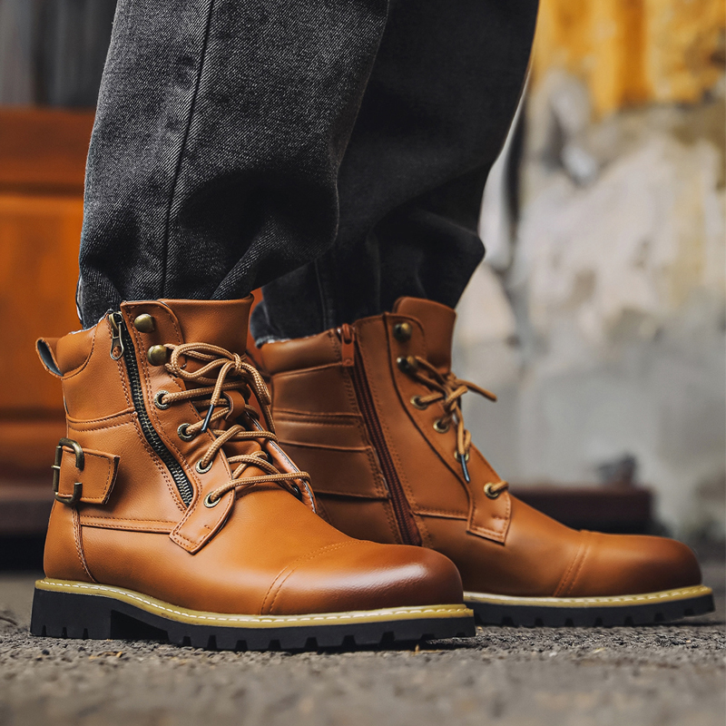 Qualität Männer Leder Stiefel  – Men Shoes Type Bewertung und Preis